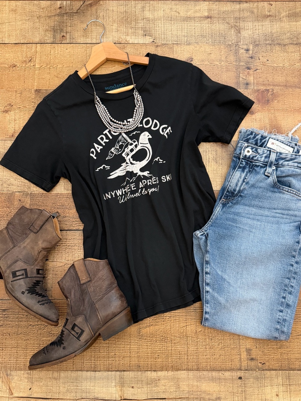 Sundance Black Graphic Short Sleeve Tee